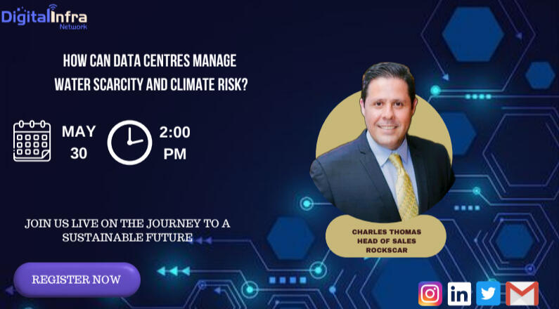 Hosted and written content for webinar on how can datacentres reduce water consumption