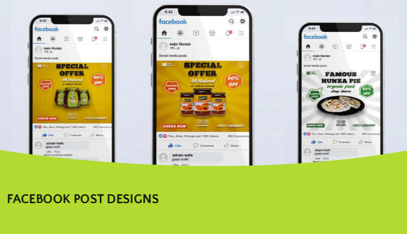 Facebook post designs